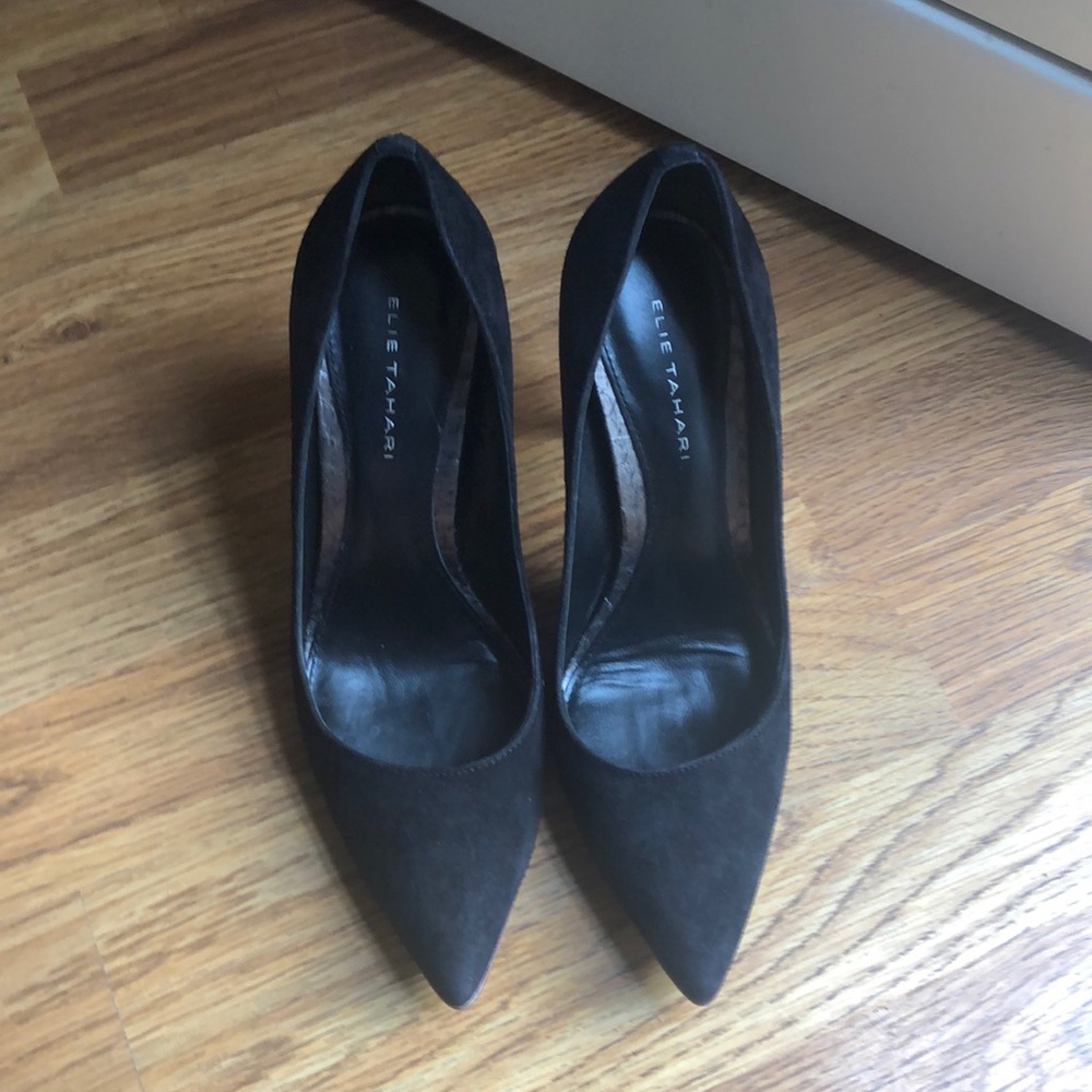 Eli Tahari pumps suede black